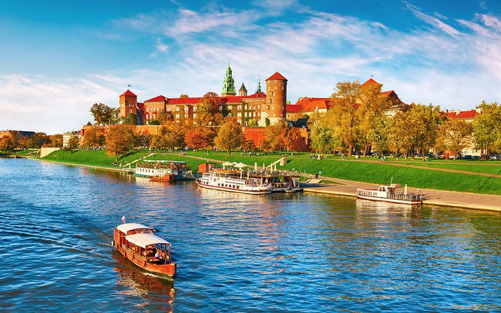 Wawel Castle in Krakow, Poland