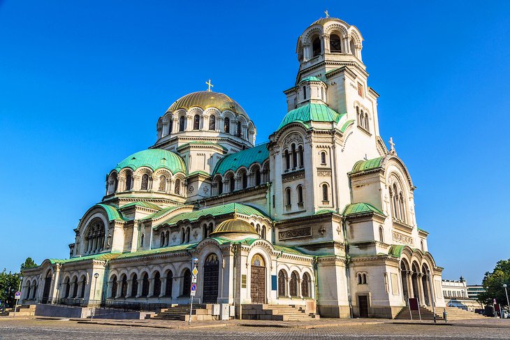 The Alexander Nevsky cathedral in Sofia, Bulgaria