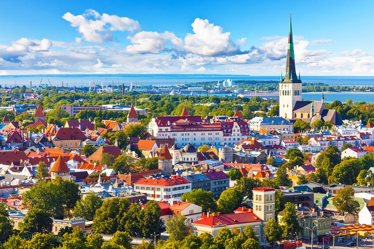 Old Town in Tallinn, Estonia