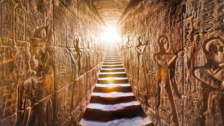 Passageway in the Temple of Horus in Edfu