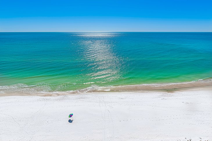 Aerial view of Panama City Beach