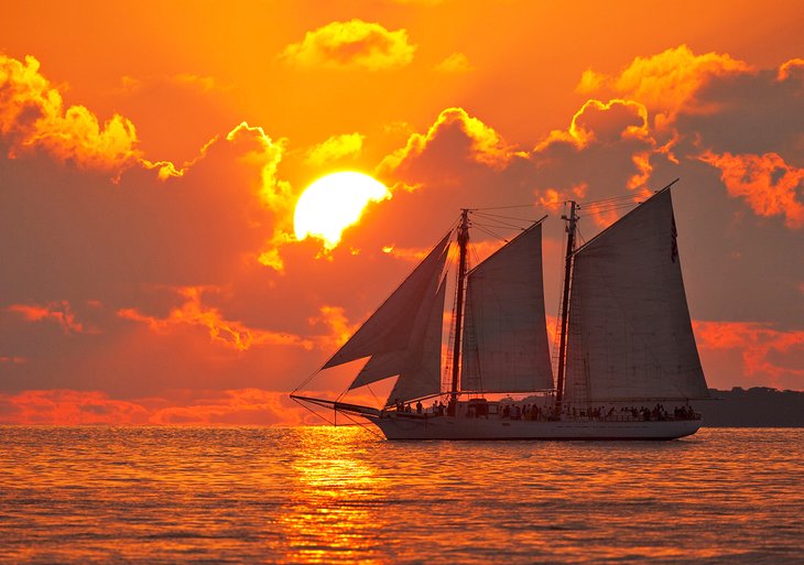 Sunset cruise in Key West