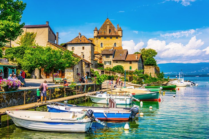 Village of Yvoire on Lake Geneva