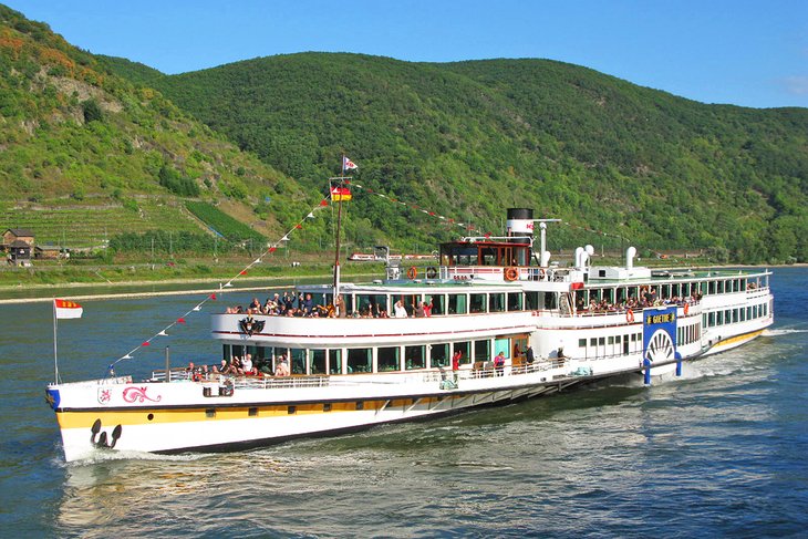 RMS Goethe on the Rhine River