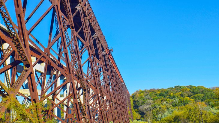 Railway bridges in Boone, Iowa