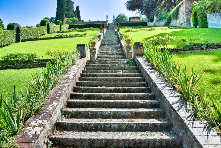 Steps at Villa Bardini