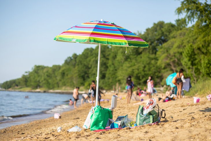 Matapeake Beach sur l'île Kent