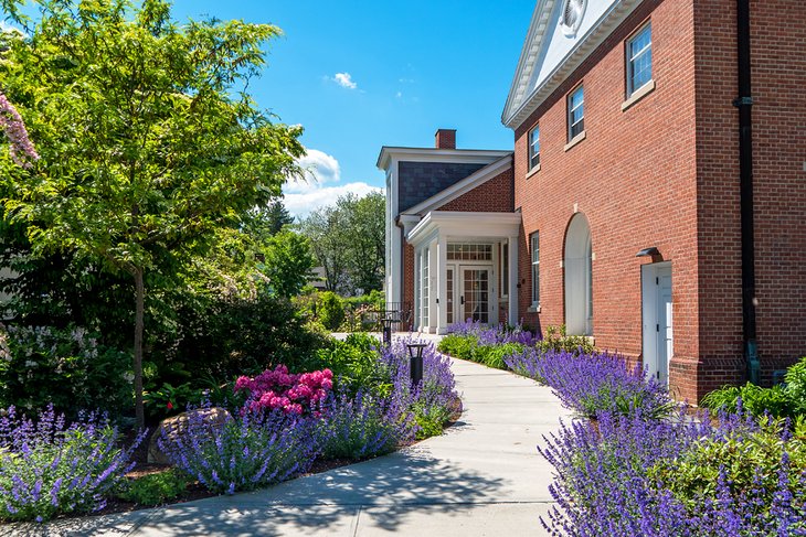 Beautiful gardens in Stockbridge, Massachusetts