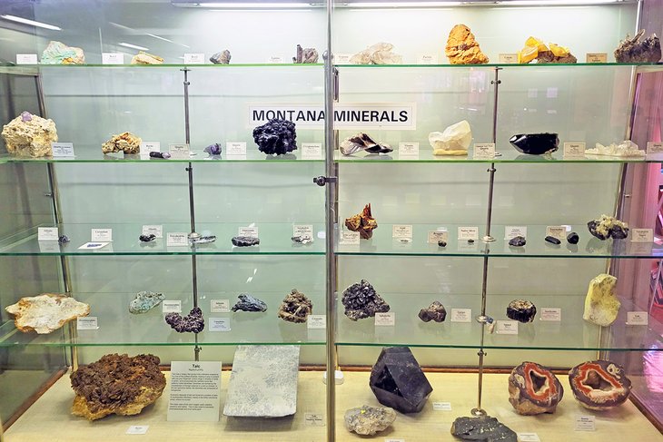 Exhibit at the Mineral Museum