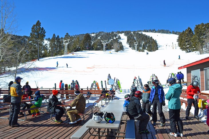 Deck at the Great Divide Ski Area