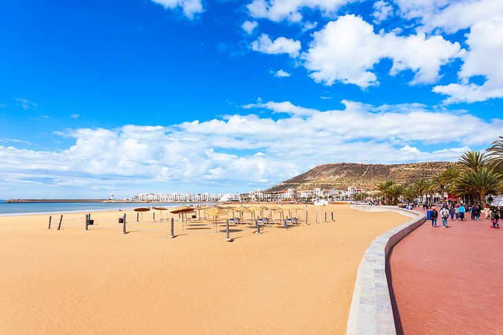 Agadir's main beach