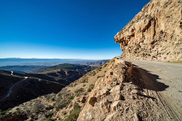 Mountain scenery along the Tizi n' Test pass