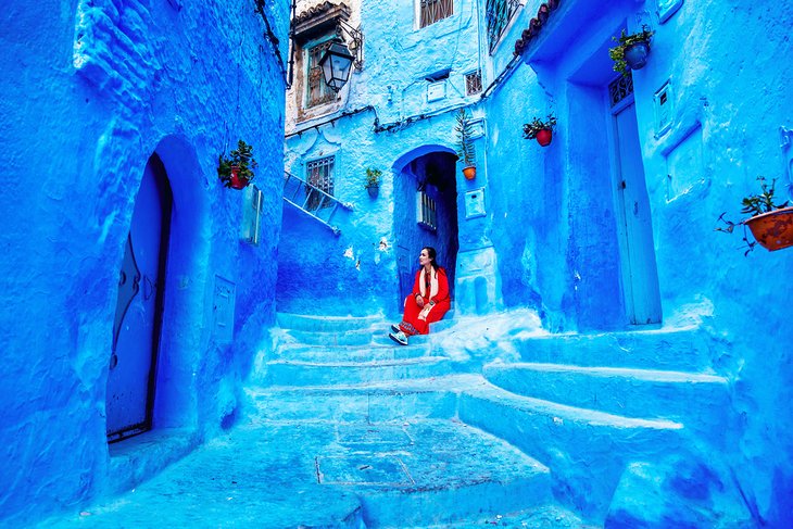 Chefchaouen in the Rif Mountains near Tetouan