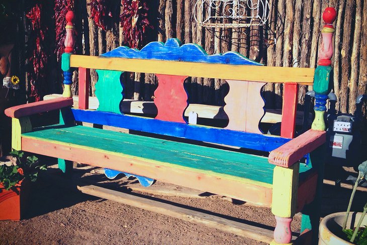 Bench in Old Mesilla