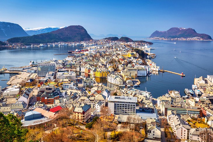 View of Ålesund from Town Park