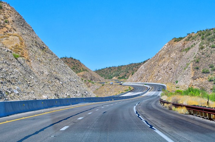 Highway 93 between Wickenburg and Kingman