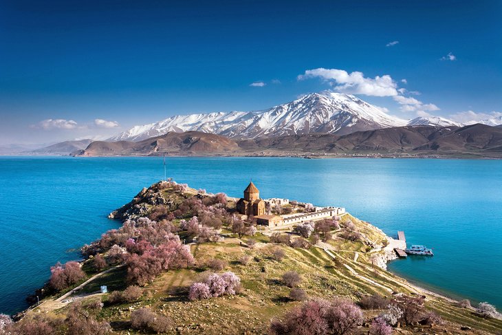 Akdamar Island on Lake Van