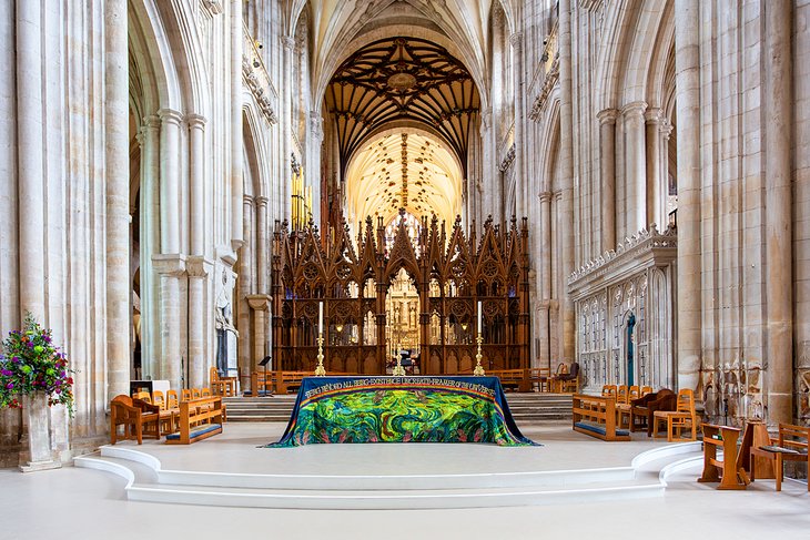 Altar in Winchester Cathedral