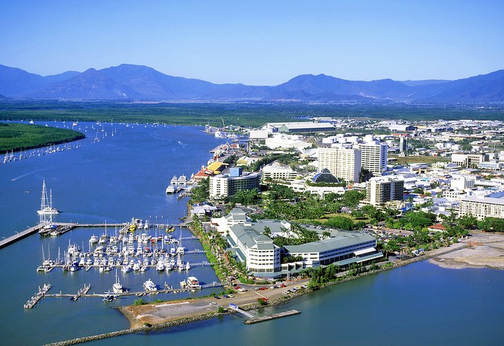 Aerial view of Cairns