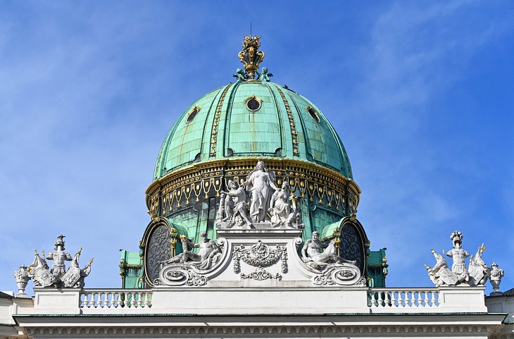 Hofburg Palace dome detail