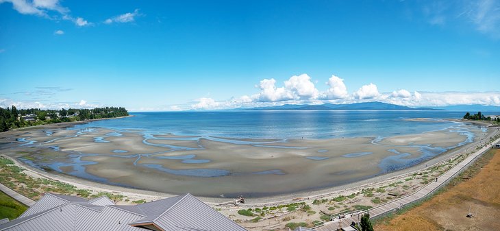 The beach at Parksville Bay