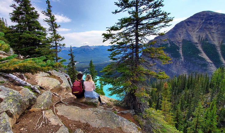 The Big Beehive Trail above Lake Louise