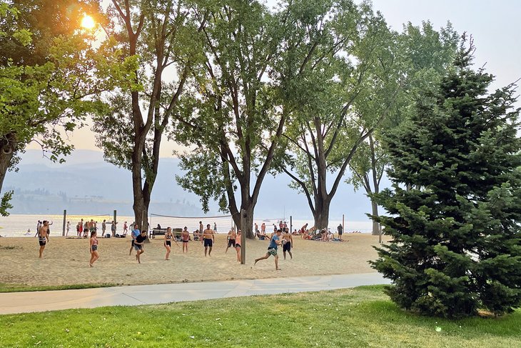 Beach time in Kelowna