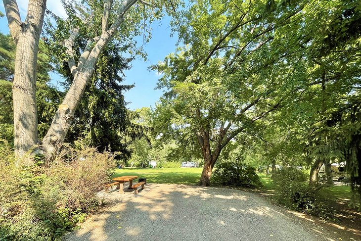 Bear Creek Provincial Park campsite