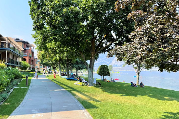 Gyro Beach Walkway in Osoyoos