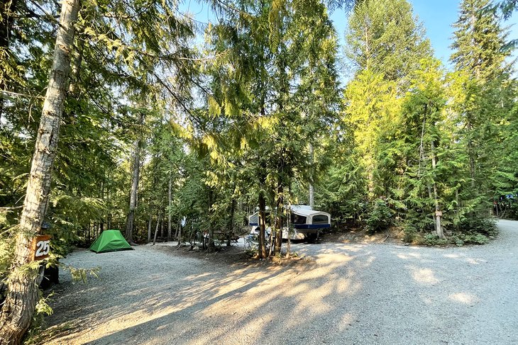 Terrain de camping des chutes Cedar
