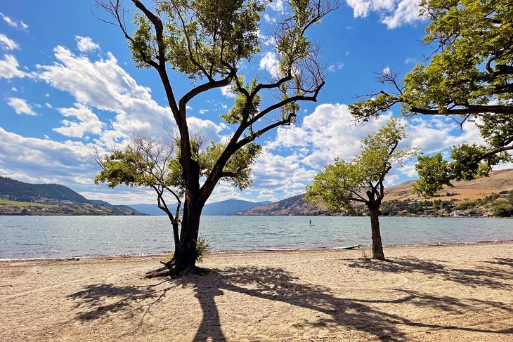 Kin Beach on north Okanagan Lake