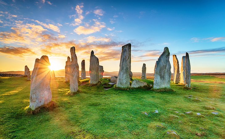 Callanish stone circle on the Isle of Lewis