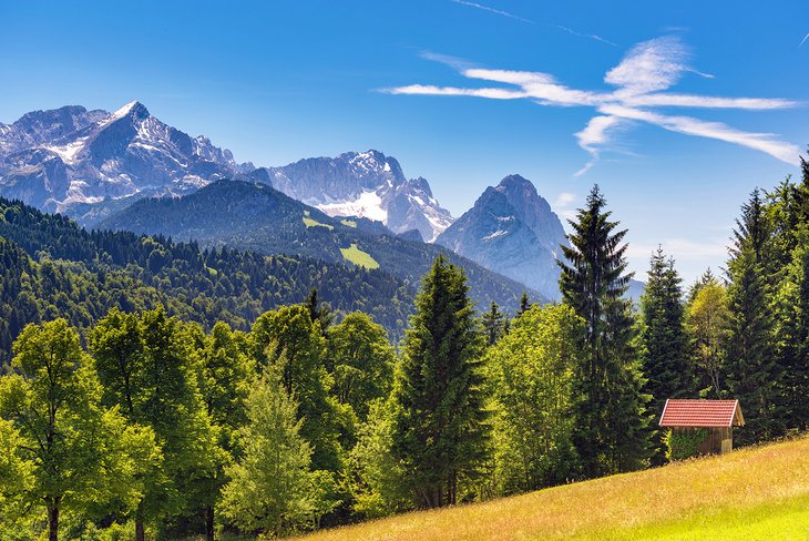 Alpine meadow in Garmisch-Partenkirchen