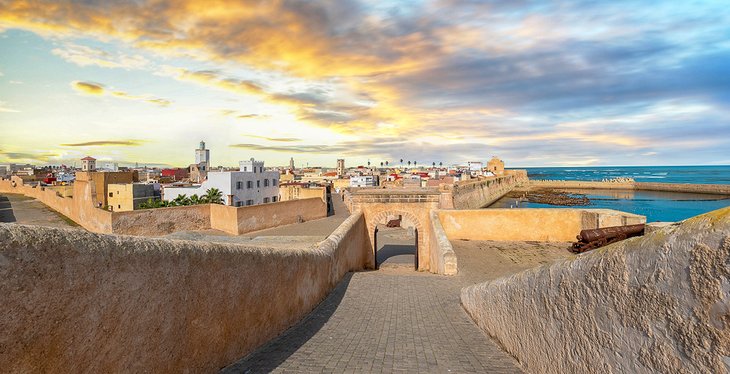 The ramparts of El Jadida's fortress