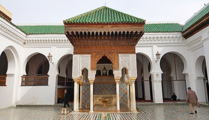 Inner courtyard of the Qaraouiyine Mosque