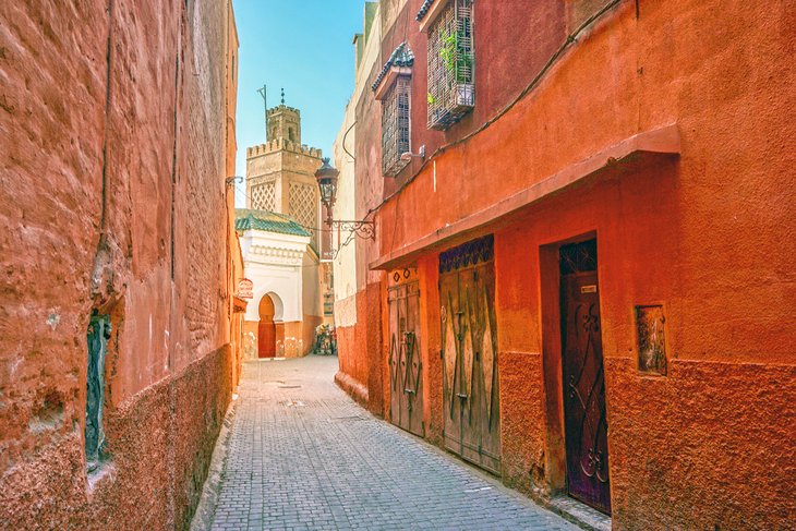 Marrakesh medina alleyway