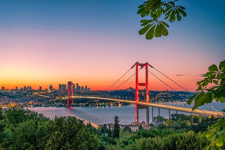 Views over the Bosphorus from Nakkaştepe