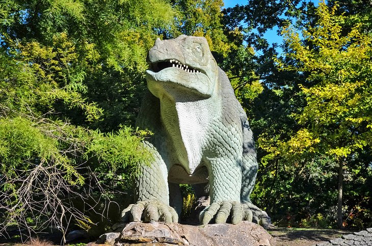Dinosaur in Crystal Palace Park
