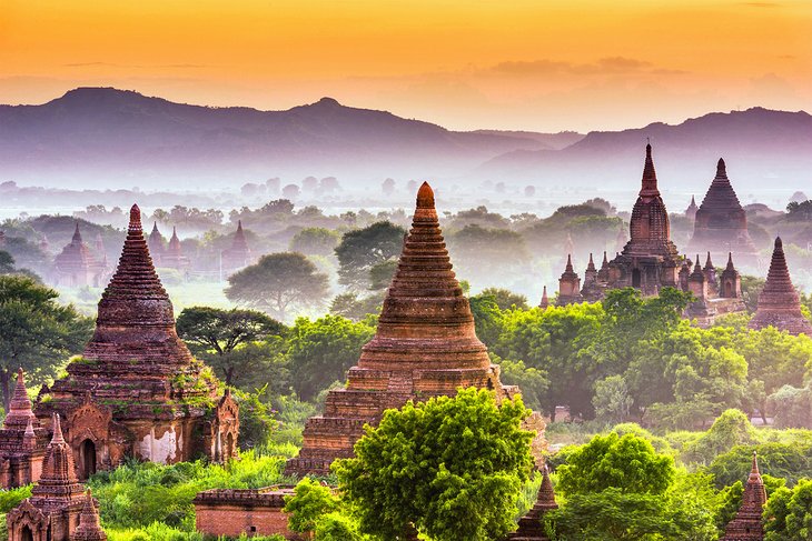 Temples at Bagan, Myanmar