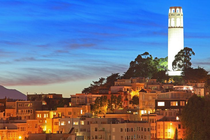 Coit Tower in San Francisco