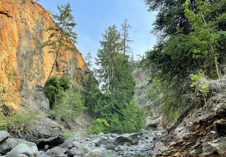 Bear Creek le long du Canyon Rim Trail