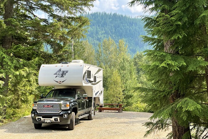 Boulder Mountain Resort campsite