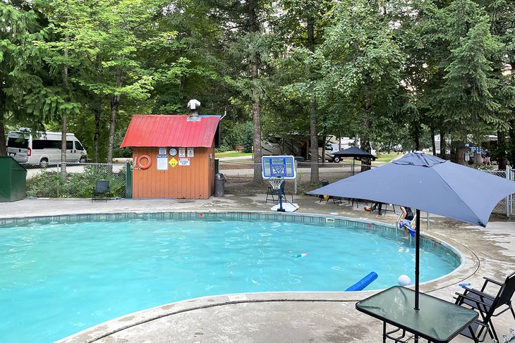 Pool at Revelstoke Campground