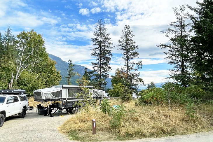 Herald Provincial Park campsite