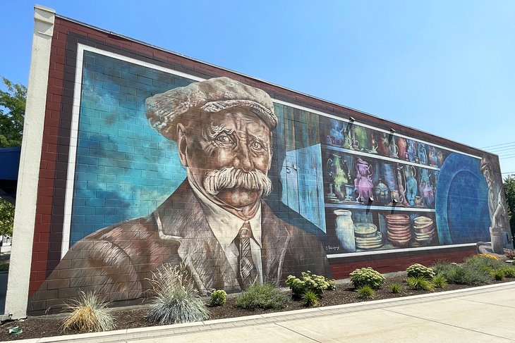 Mural of Vernon legend