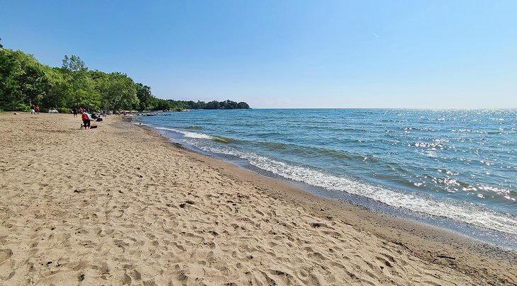The beach at Richard's Memorial Park