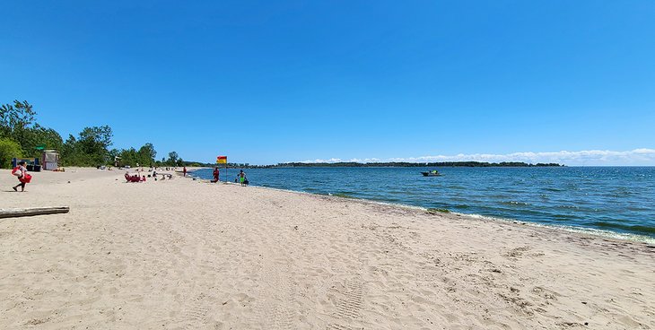 Ward's Island beach