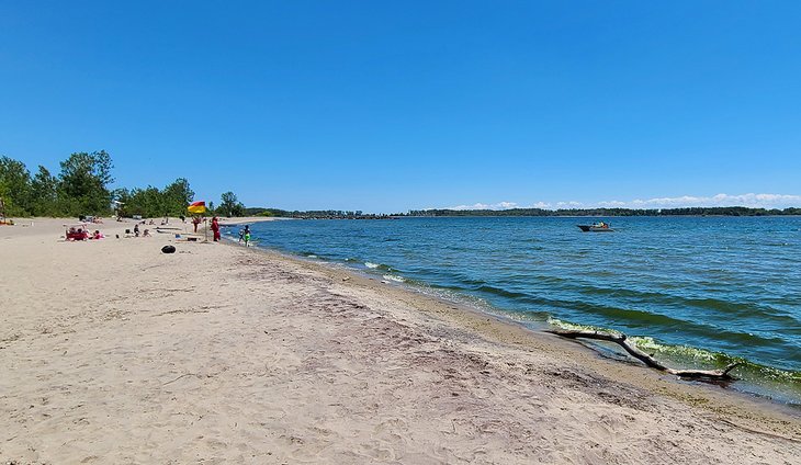 Ward's Island beach