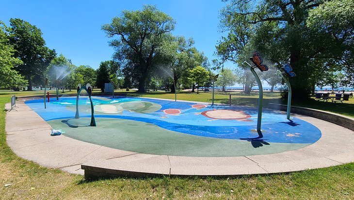 Splash Pad in Toronto Island Park