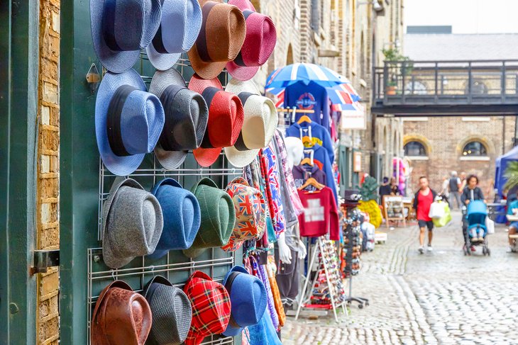 Hats for sale at Camden Market